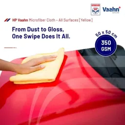 HP Vaahn 50x50cm Yellow Cleaning Microfiber Cloth, HPV-M004 image 2