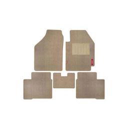 Elegant 7 Pcs Cord Beige Carpet Car Mat Mahindra Alturas Set-picture-4