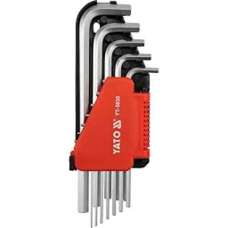 Yato YT-5836 12 Pcs Stainless Steel Hex Allen Key Set-picture-43