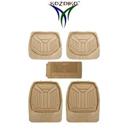 Kozdiko 5 Pcs Rubber Beige 3G Rubber Mat Set for Renault Koleos image 2