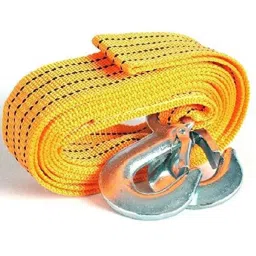 Kozdiko 2 Ton Nylon Yellow Car Towing Rope with Both End Forged Hooks for Nissan Sunny image 2