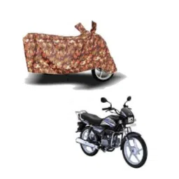 Winted Polyester UV &a; Water Resistant Bike Body Cover for Hero Splendor Pro, WIN-P-128-picture-11