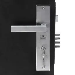 Homexpert Elan 10 inch 60mm Stainless Steel Silver Cylindrical Plate One Side Key Mortise Door Lock Set-image-26