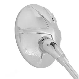 RC Infinity Royal Samrat 2 Pcs ABS Chrome Rear View Side Bike Mirror Set, RCI-HS-RVM-22-RS-CH-III image 3