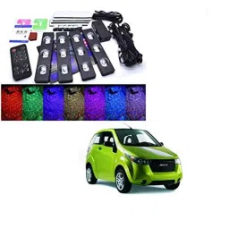 Kozdiko 4 Pcs 7 Colour Seat Bottom Car Star Light Kit with Remote Control For Mahindra Reva-picture-22