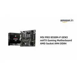 MSI PRO B550M-P GEN3 mATX AMD AM4 Gaming Motherboard image 2