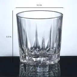 shivikatraders (Pack of 6) Exclibur Glass Set Whisky Glass image 5