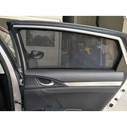 Kozdiko 6 Pcs Polyester Magnetic Zipper Car Sunshade Curtain Set for Mahindra New Scorpio image 3