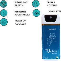 qelica Instant Mouth And Breath Freshner Spray For Fresh Breath Instant Germ Kill Spray image 3