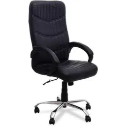 Mezonite KI 211 Black High Back Leatherette Office Chair-picture-39