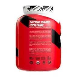 Big Muscles 4kg Rich Chocolate Nitric Whey Protein image 2