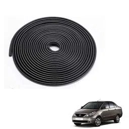 Kozdiko 5m Rubber Black Heavy Duty U-Shape Car Door Edge Guard for Tata Indigo-picture-39