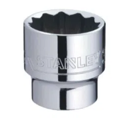Stanley 3/4 inch 38mm 12 PT Chrome Vanadium Steel Standard Bi-Hexagonal Drive Socket, STMT89638-8B (Pack of 4)-picture-23