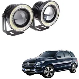 Kozdiko 2 Pcs 15W 3.5 inch High Power White LED Projector COB Fog Light Set with White Angel Eye Ring for Mercedes Benz NA, koz_72557-picture-29