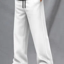 tripr Men Solid White Track Pants-picture-41