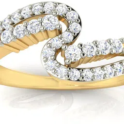 avsar Avsar Real Gold Janavi Ring AVR231YB 14kt Cubic Zirconia Yellow Gold ring-image-97