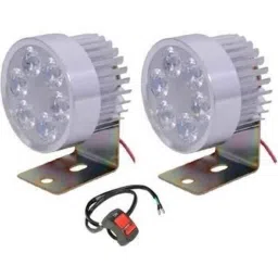 jbriderz JBRIDERZBike 6 Led 2 Pcs Set With Switch Fog Light For Triumph Tiger 800 Xc (Silver)-picture-29