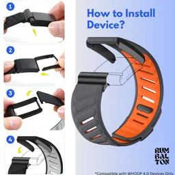 Rumbalton Sports Wrist Band Strap Accessory for WHOOP 4.0 Band - Soft Nylon Bands Compatible with Whoop 4.0 Smart Watch Band Smart Watch Strap image 3