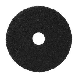 3M 17 inch Round Black Floor Cleaning Pad, FLOORPADBLACK-picture-37