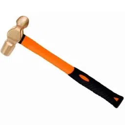 De Neers 340g Stainless Steel Antimagnetic Orange Ball Pein Hammer-picture-19