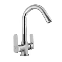 Eauset Reva Brass Chrome Finish Sink Mixer with Table Mounted Swinging Spout &a; 450mm Braided Hose, FRV066-picture-18