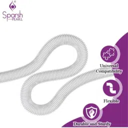 Sparsh Pearl WIH-2331 1.5m PVC White Inlet Pipe for All Type of Washing Machines, Outdoor &a; Kitchen image 2