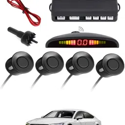 peeps store Universal 4 Black Reverse Parking Sensor-PS25N848 Universal 4 Black Reverse Parking Sensor-PS25N848 Parking Sensor image 1