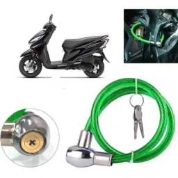 Auto Pearl PVC &a; Plastic Green Heavy Duty Cable Lock for Grazia, 271-picture-18