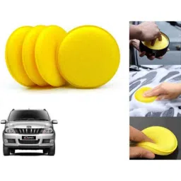 Auto Pearl Polyurethane Beige Washing &a; Waxing Polish Foam Sponge for Quanto (Pack of 4)-picture-14