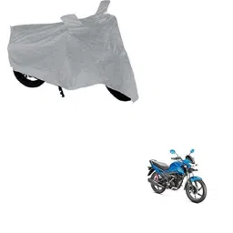 Kozdiko Polyester Matty Silver Dust &a; Waterproof Bike Body Cover for Honda Honda Livo-picture-34