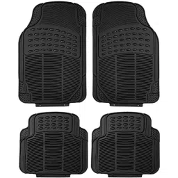 Kozdiko 4 Pcs Rubber Black Car Simple Floor Mat Set for Kia Carnival-picture-13