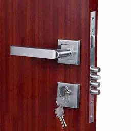 Homexpert Rose MG201 60mm Stainless Steel Silver One Side Key Mortise Door Lock Set-picture-35