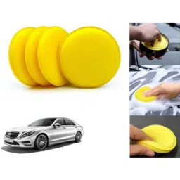 Auto Pearl Polyurethane Beige Washing &a; Waxing Polish Foam Sponge for S300 (Pack of 4)-picture-44