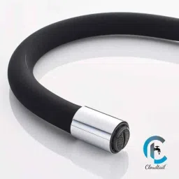 Cloudtail by Prestige Fusion Brass Wall Mounted Swan Neck Tap with 360 Degree Flexible Swivel Spout image 3