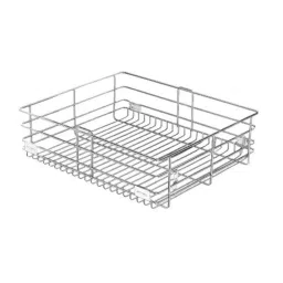 Harrison 430x500x200mm Stainless Steel Chrome Plated Finish Plain Wire Basket, 01112 image 3