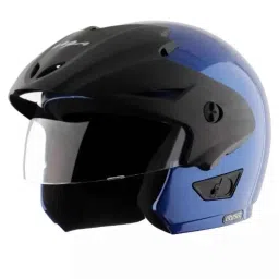 Vega Cruiser DX W/P ABS Blue Open Face Helmet, Size: Large-picture-26