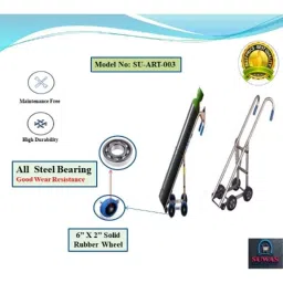 Suwas 24x40x110cm Steel Argon Gas Cylinder Handling Trolley, SU-ART-003 image 5