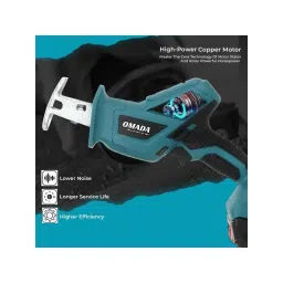 Omada OMD-00020 21V Steel Cordless Reciprocating Saw with Copper Wire Motor image 4
