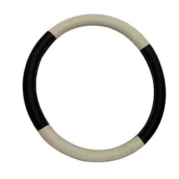 Enexoya PU Leather Black &a; Beige Stichable Steering Cover for Hyundai Elantra, SC105356-picture-12