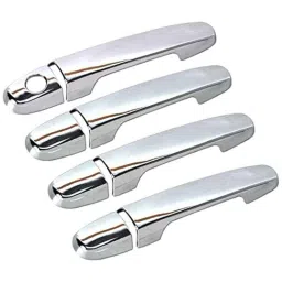 Kozdiko 4 Pcs ABS Chrome Finish Car Door Handles Cover Set for Maruti Suzuki Swift 2018-Present-picture-26