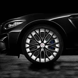 Auto Pearl 4 Pcs 14 inch ABS Silver &a; Black Car Wheel Cover Set for Honda Jazz 2015 E image 3