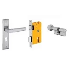 Dorset HL Series Cosmo 60mm Stainless Steel Door Handle Lock Set with Coin &a; Knob (Pack of 4)-picture-46