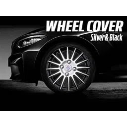 Auto Pearl 4 Pcs 13 inch ABS Black &a; SIlver Car Wheel Cover Set for Maruti Suzuki WagonR 2017 image 3