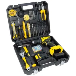 Vormir VR BT21-38 73 Pcs 38Nm 20V 0-450 &a; 0-1450rpm 10mm Yellow Cordless Impact Drill Tool Kit, BT2138V112-picture-23