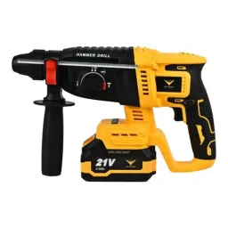Hyco Flymax 21V 4Ah Lithium-Ion Cordless Rotary Hammer Drill with 2 Batteries &a; Charger image 2