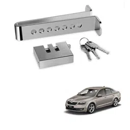Kozdiko Stainless Steel 8 Holes Clutch &a; Brake Pedal Anti Theft Car Lock with 3 Keys for Skoda New Octavia 2013-Present-picture-41