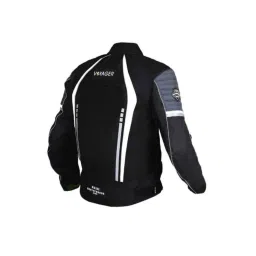 Biking Brotherhood White Cordura &a; Mesh Panel Voyager Jacket, Size: 2XL image 2