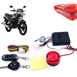 Auto Pearl 12V Black Two-Way Anti Theft Motorcycle Alarm Kit with 2 Pcs Remote for Sport KS-picture-34