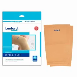 Leeford Nylon Orange Knee Cap Support, Size: S image 2