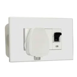 Anchor Uno 25A Single Pole 4 Modules Modular MCB AC Box with Plug Top without Enclosure, 98499-picture-16